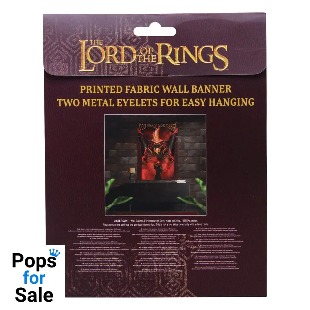 Lord of the Rings Wall Banner You shall not pass! 125 x 85 cm