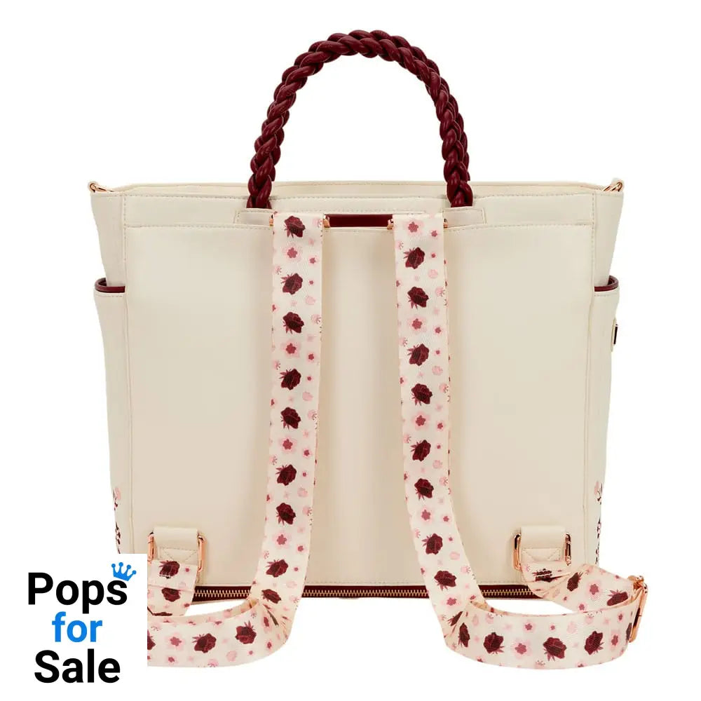 Loungefly Crossbody Bag Figural Cream & Red Floral