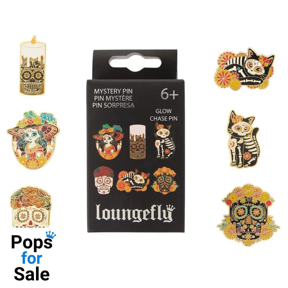 Loungefly Enamel Pins Blind Box Dia de los Muertos Assortment (12) Pins & Brooches,Blind Boxes