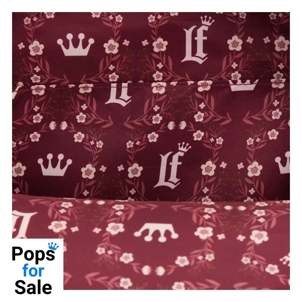 Loungefly Midi Backpack Cream & Red Floral