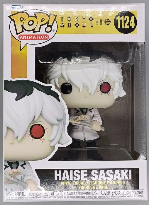 #1124 Haise Sasaki - Tokyo Ghoul: Re - Brand New Funko POP in Protector