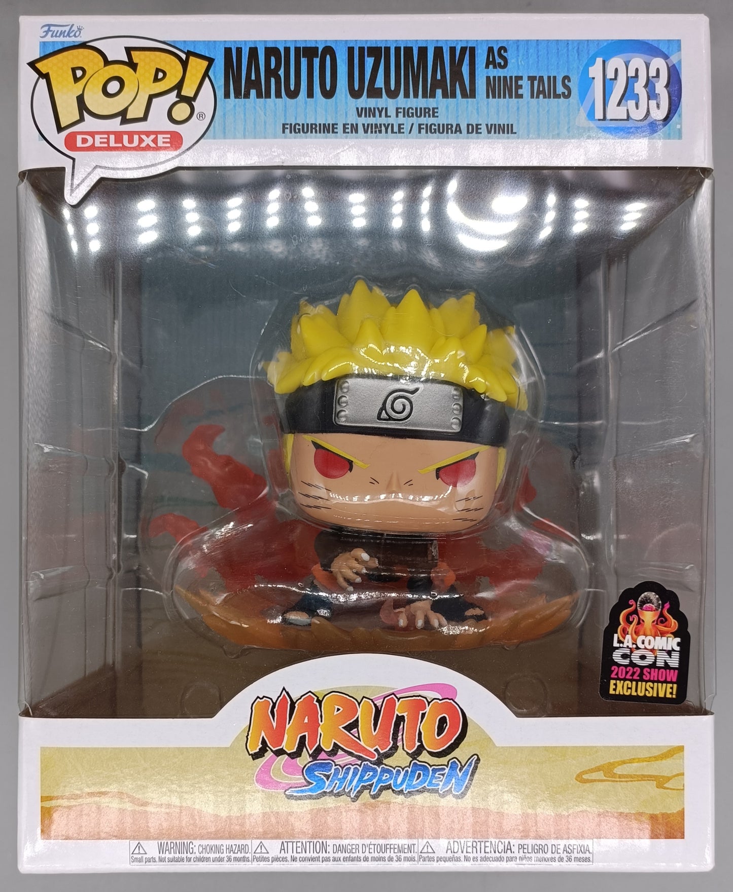 #1233 Naruto Uzumaki (as Nine Tails) Deluxe - Naruto Shippud Funko POP