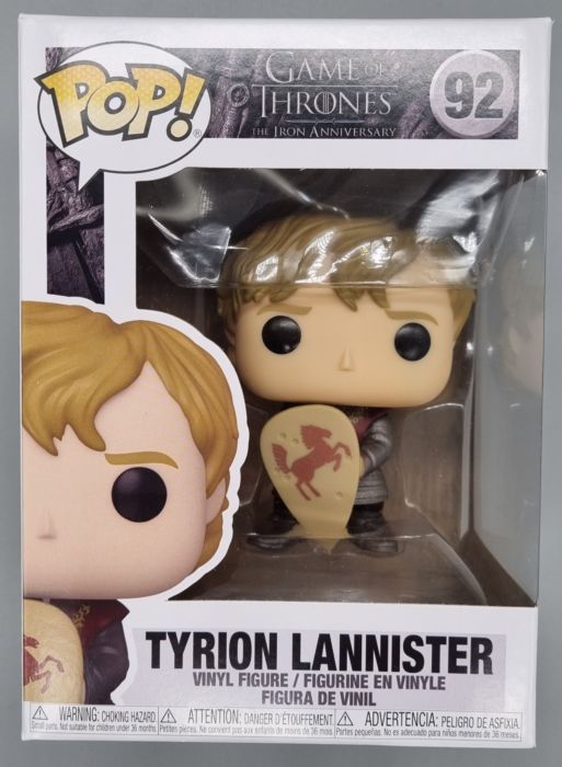 #92 Tyrion Lannister (w/ Shield) - Game of Thrones Funko POP