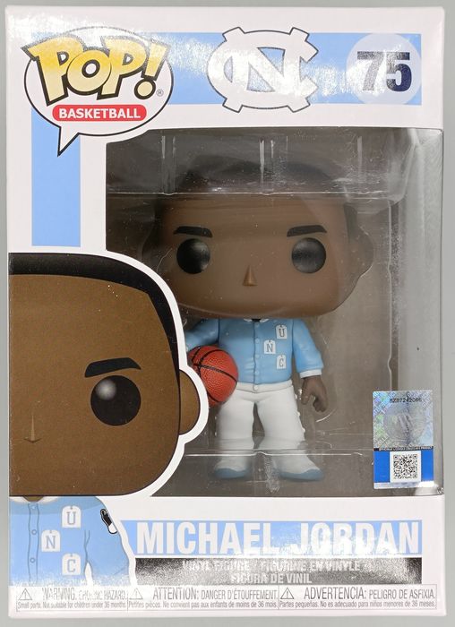 75 Michael Jordan (UNC- Warm Ups) - NBA - Funko POP - Box Damaged