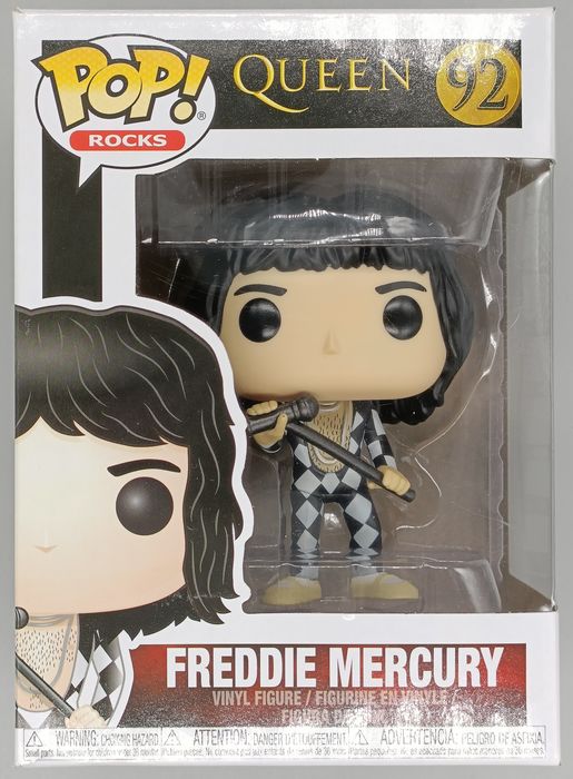 92 Freddie Mercury - Queen - Rocks - Box Damaged Funko POP