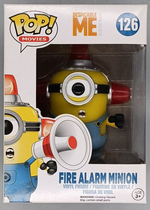 126 Fire Alarm Minion - Despicable Me 2 Funko POP