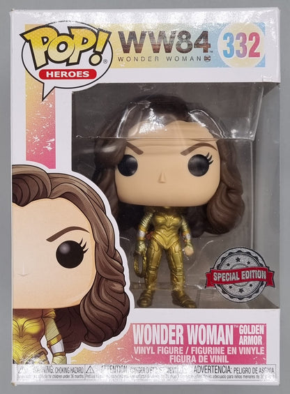 332 Wonder Woman (Golden Armor No Wings) - DC - WW84 Funko POP