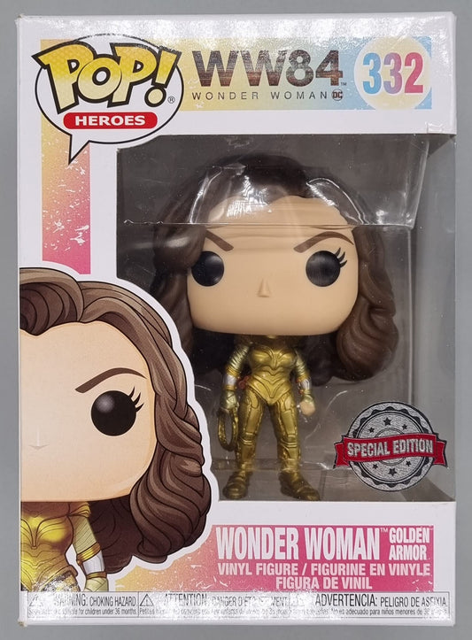 332 Wonder Woman (Golden Armor No Wings) - DC - WW84 Funko POP