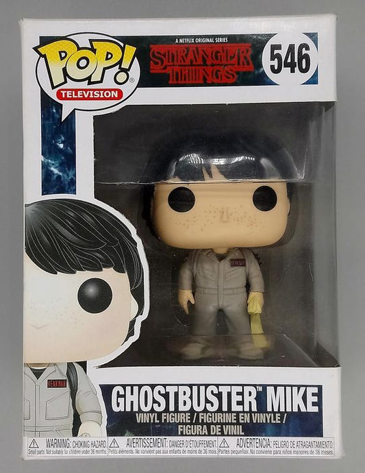 #546 Ghostbuster Mike - Stranger Things - Box Damaged Funko POP