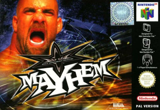 WCW Mayhem for Nintendo 64 (N64) - [Just Cartridge]