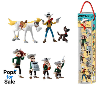 Lucky Luke Mini Figure 7-Pack Characters 4 - 10 cm