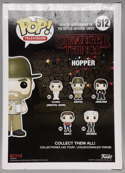 #512 Hopper - Stranger Things - Box Damaged Funko POP