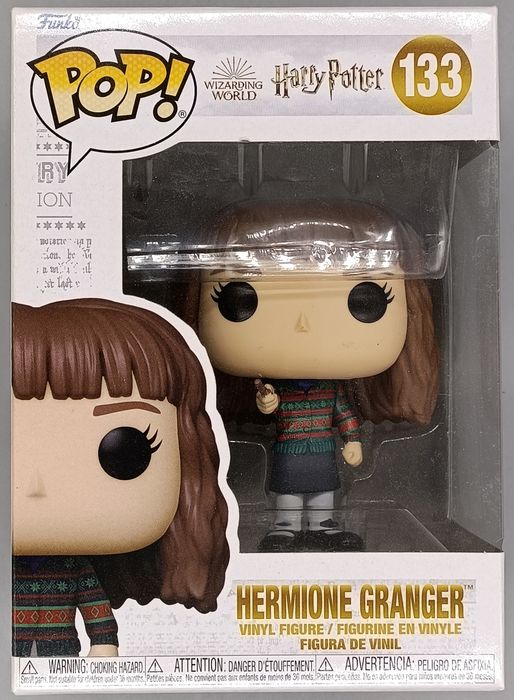 #133 Hermione Granger (w/ Wand) - Harry Potter Box Damaged Funko POP