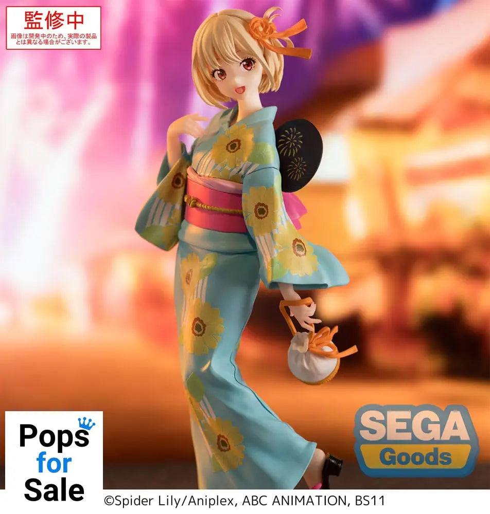 Lycoris Recoil Luminasta PVC Statue Chisato Nishikigi Festival in Yukata 19 cm