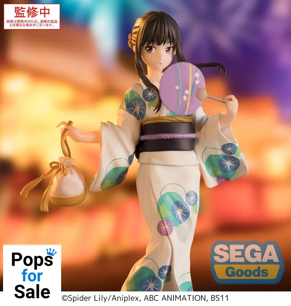 Lycoris Recoil Luminasta PVC Statue Takina Inoue Festival in Yukata 19 cm Statues