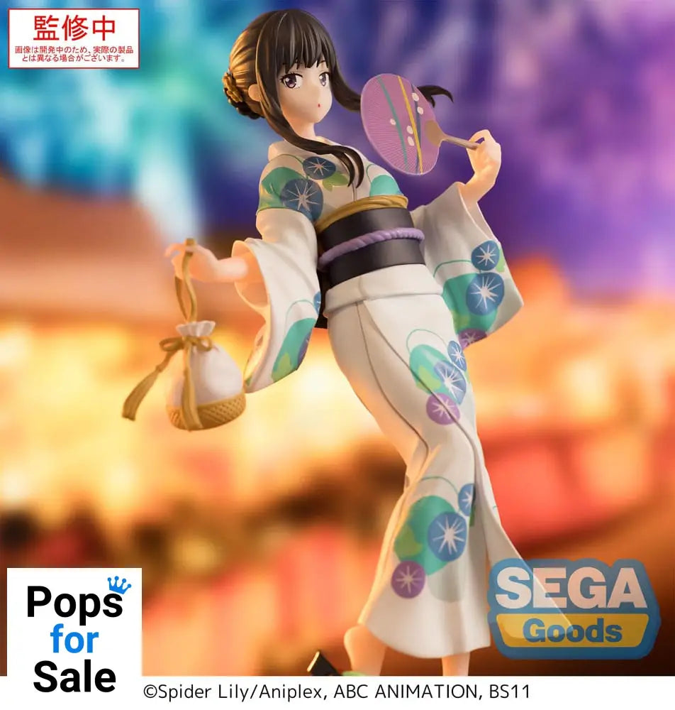 Lycoris Recoil Luminasta PVC Statue Takina Inoue Festival in Yukata 19 cm Statues