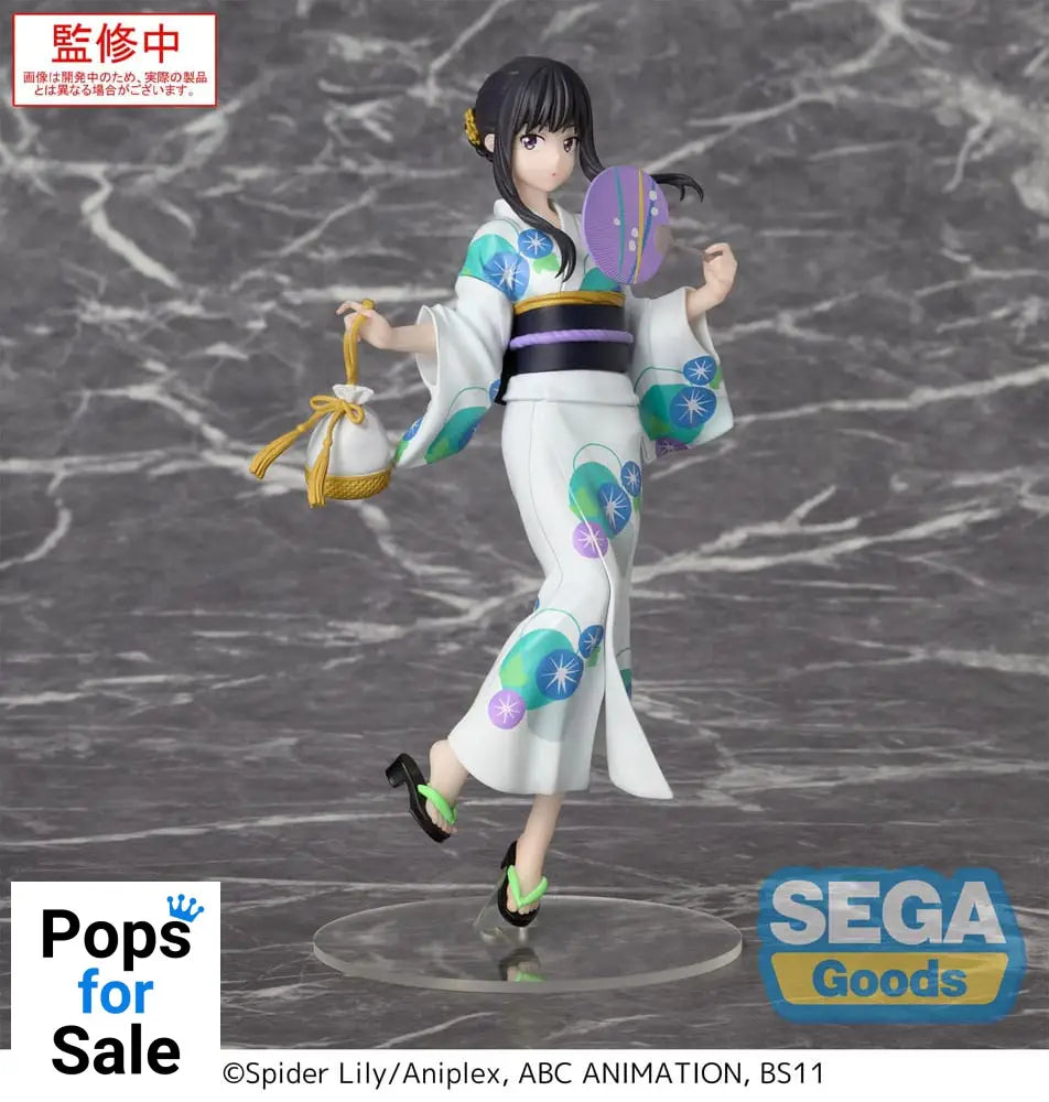 Lycoris Recoil Luminasta PVC Statue Takina Inoue Festival in Yukata 19 cm Statues