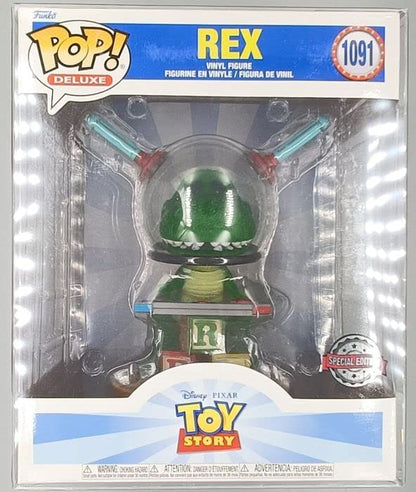1091 Rex (w/ Controller) - Deluxe - Disney Toy Story Funko POP - Box Damaged