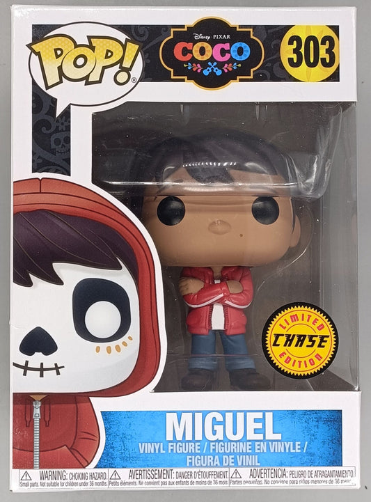303 Miguel (Unmasked) - Chase - Disney Coco - Funko POP - Box Damaged