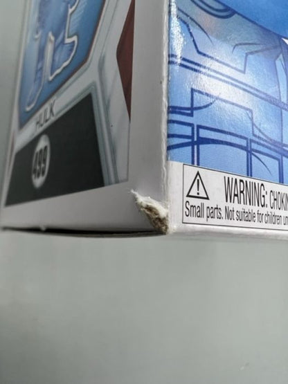 499 Hulk (w/ Gauntlet- Blue) Chrome - Marvel Avenger Funko POP - Box Damaged