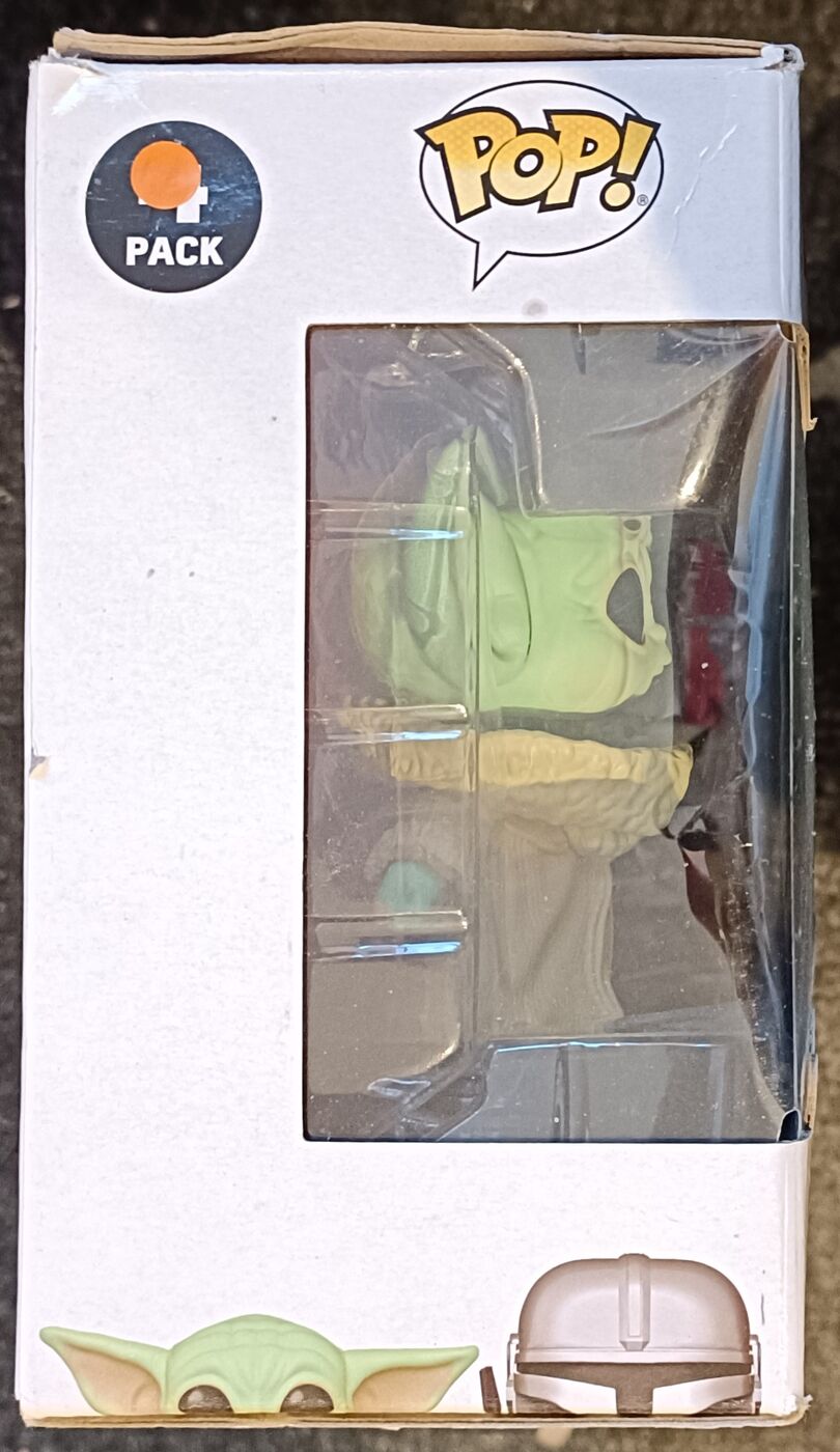 [4 Pack] Grogu- Mandalorian-Moff Gideon Glow Star Wars Box Damaged Funko POP