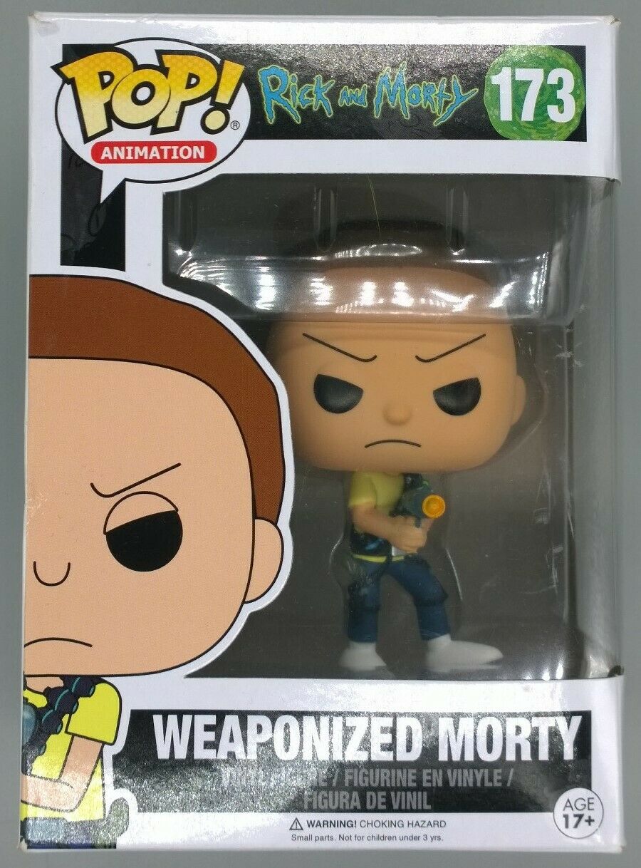 173 Weaponized Morty - Rick and Morty - Box Damaged Funko POP