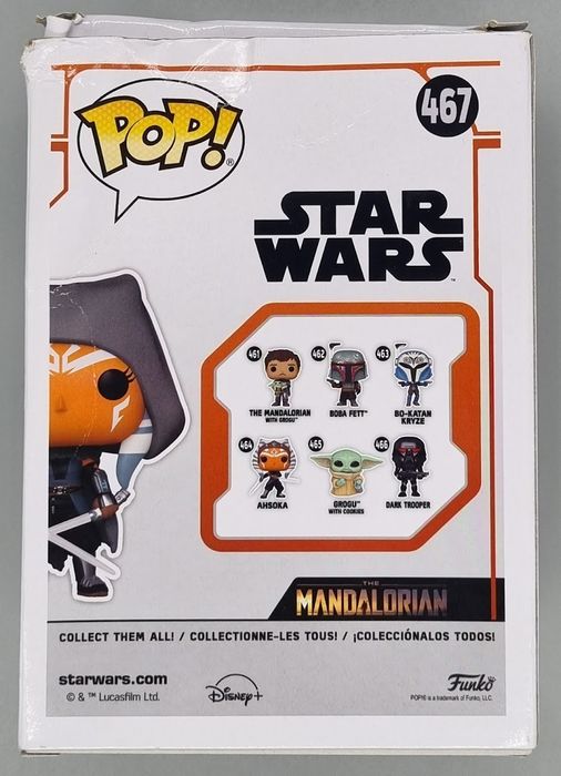 #467 Ahsoka (Hooded) - Star Wars The Mandalorian Box Damaged Funko POP