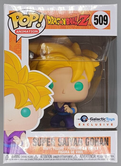 #509 Super Saiyan Gohan - Dragon Ball Z  - Box Damaged Funko POP