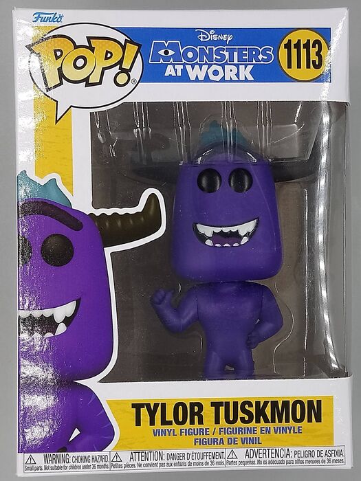 #1113 Tylor Tuskmon - Disney Monsters at Work - Brand New Funko POP in Protector