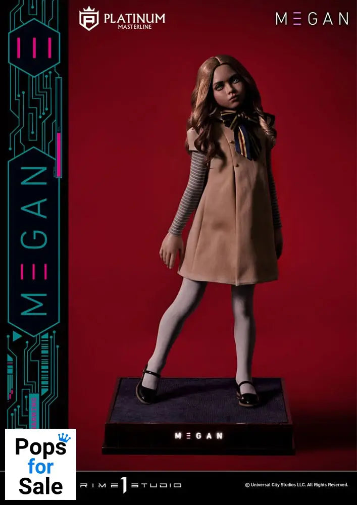 M3gan Platimum Masterline Series Statue 1/3 M3Gan Bonus Version 50 cm