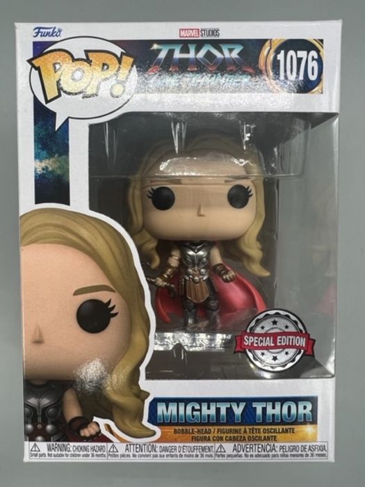 1076 Mighty Thor (w/o Helmet) Metallic Marvel Thor 4 L & T Funko POP