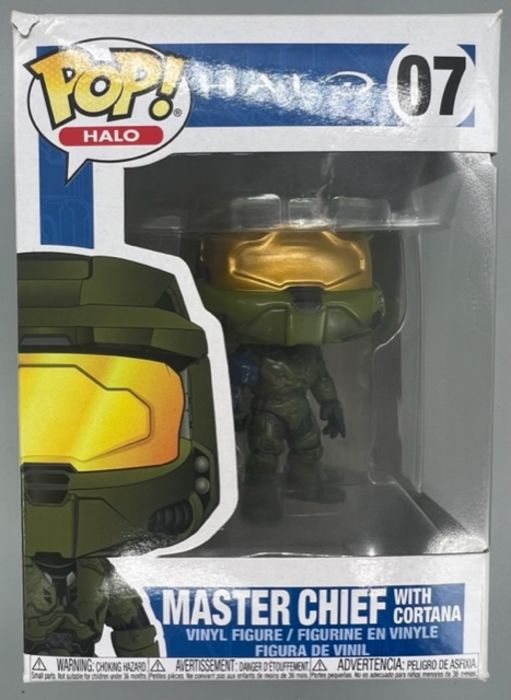 #07 Master Chief (with Cortana) - Halo - Box Damaged Funko POP