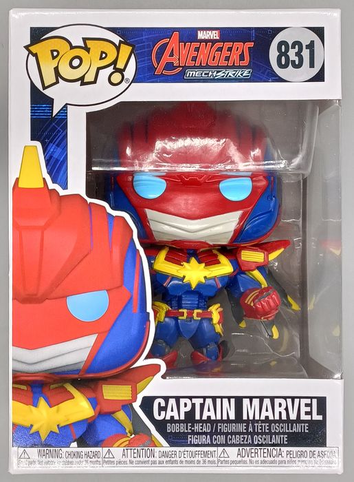 #831 Captain Marvel - Marvel Mech Strike Funko POP