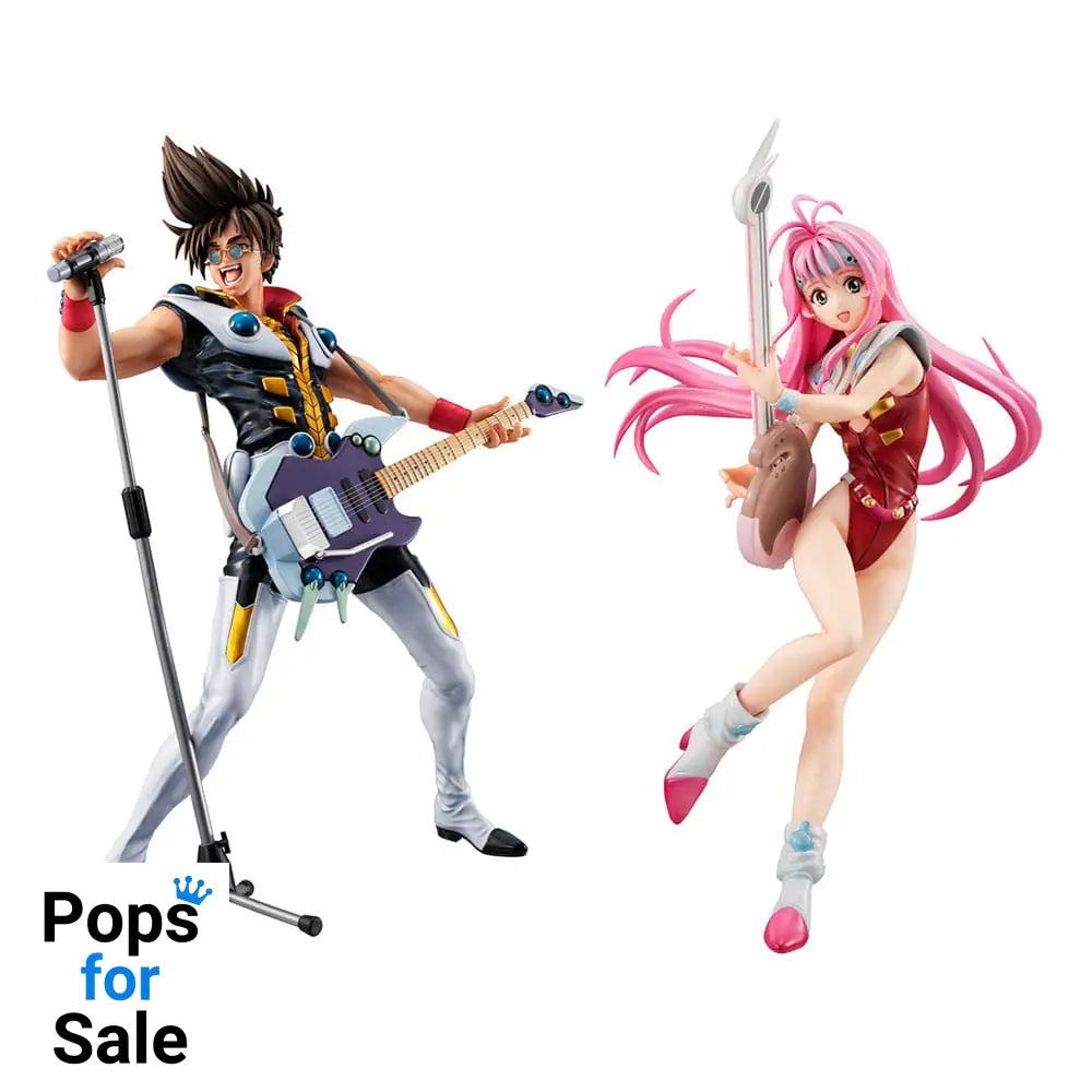 Macross 7 PVC Statue Fire Bomber Live Stage 23 cm