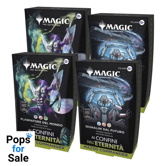 Magic the Gathering Ai Confini dell'Eternità Commander Decks Display (4) italian