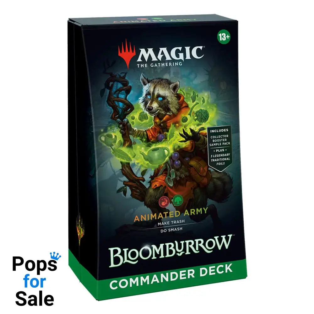 Magic the Gathering Bloomburrow Commander Decks Display (4) english