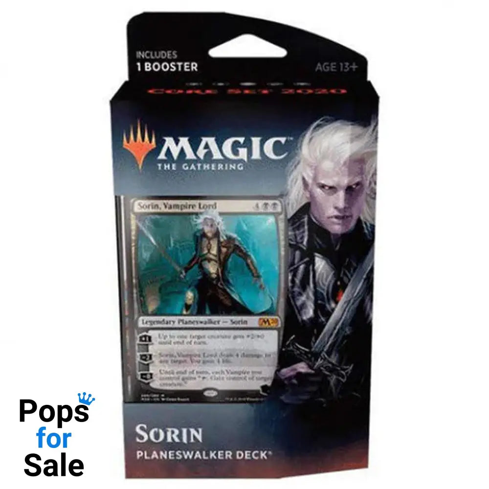 Magic The Gathering: Core Set 2020 Planeswalker Deck Sorin Card games