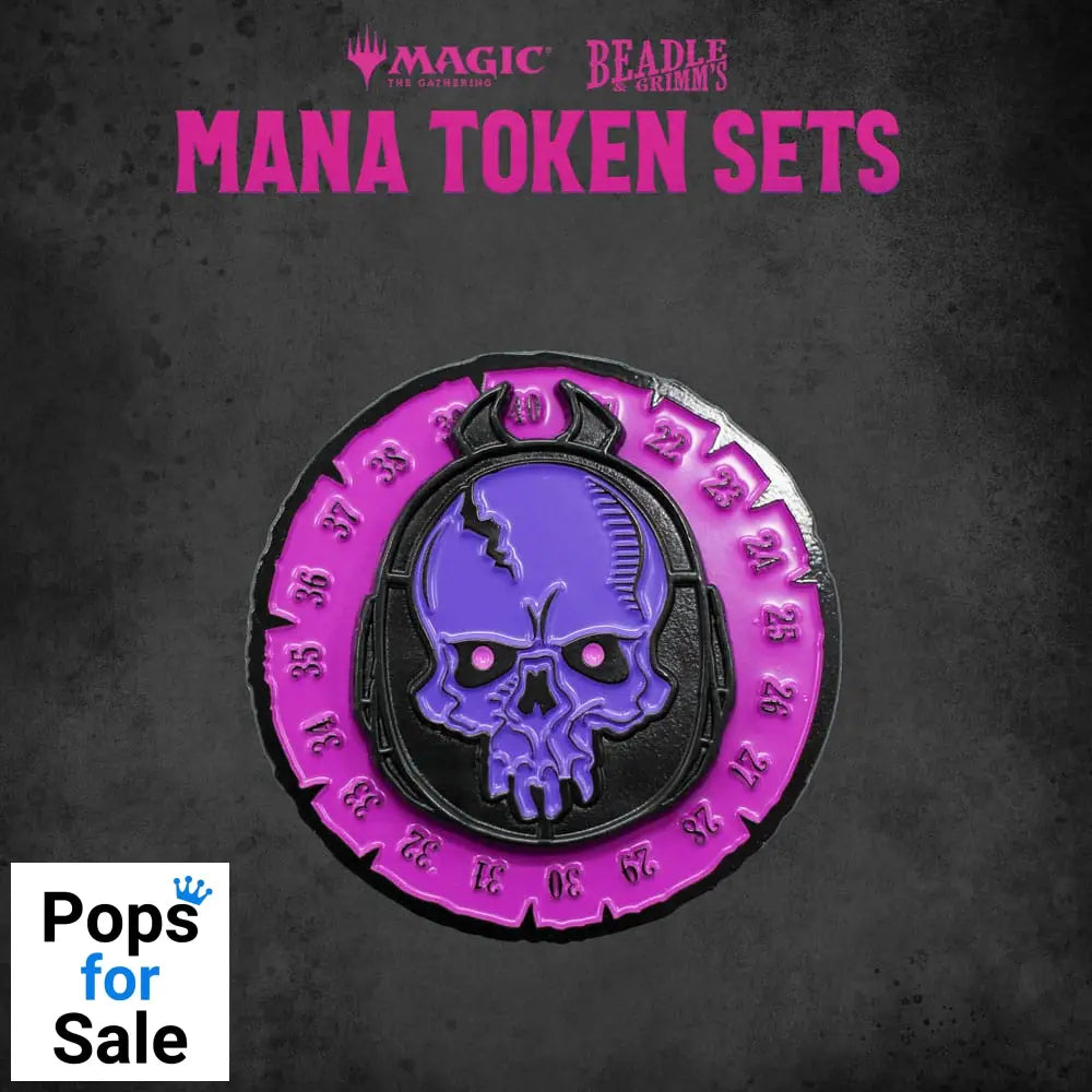 Magic the Gathering Dice and Token Pack Black Mana