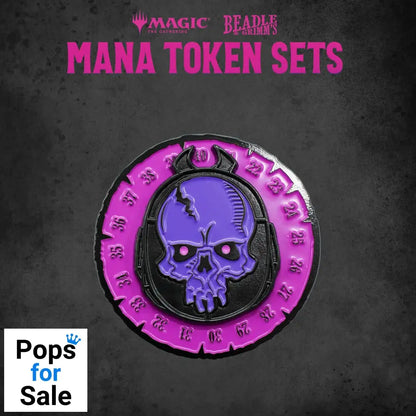 Magic the Gathering Dice and Token Pack Black Mana