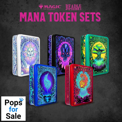 Magic the Gathering Dice and Token Pack Black Mana