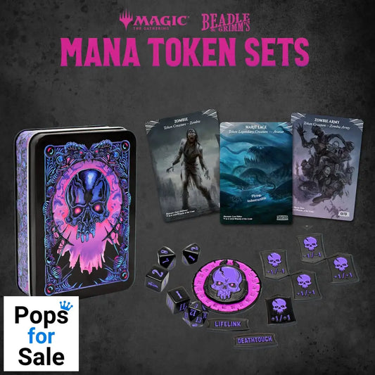 Magic the Gathering Dice and Token Pack Black Mana