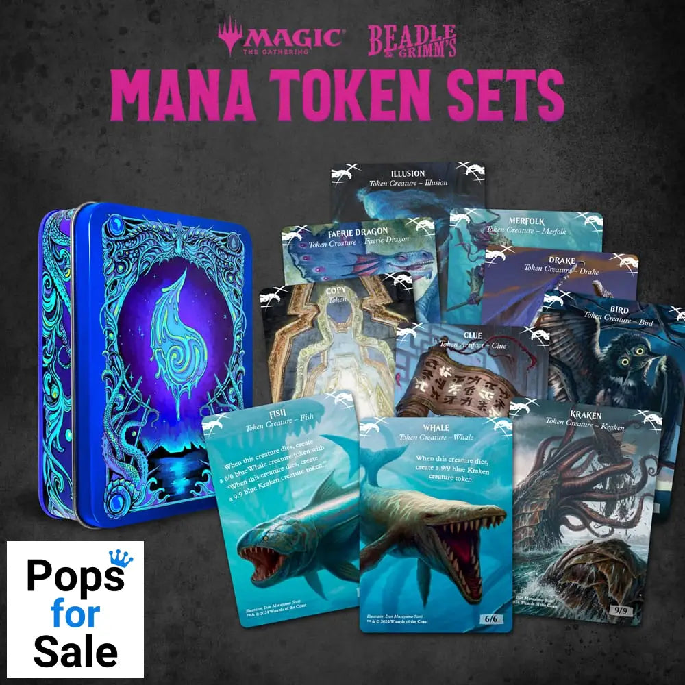 Magic the Gathering Dice and Token Pack Blue Mana