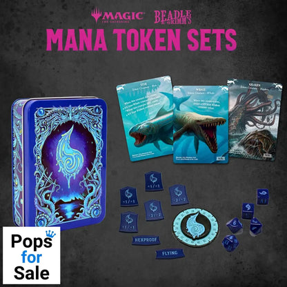 Magic the Gathering Dice and Token Pack Blue Mana