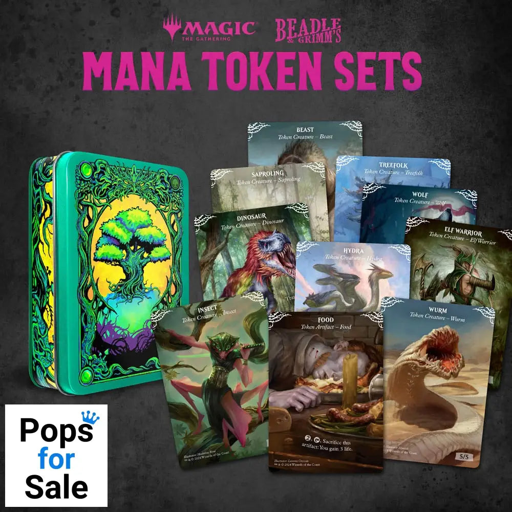 Magic the Gathering Dice and Token Pack Green Mana