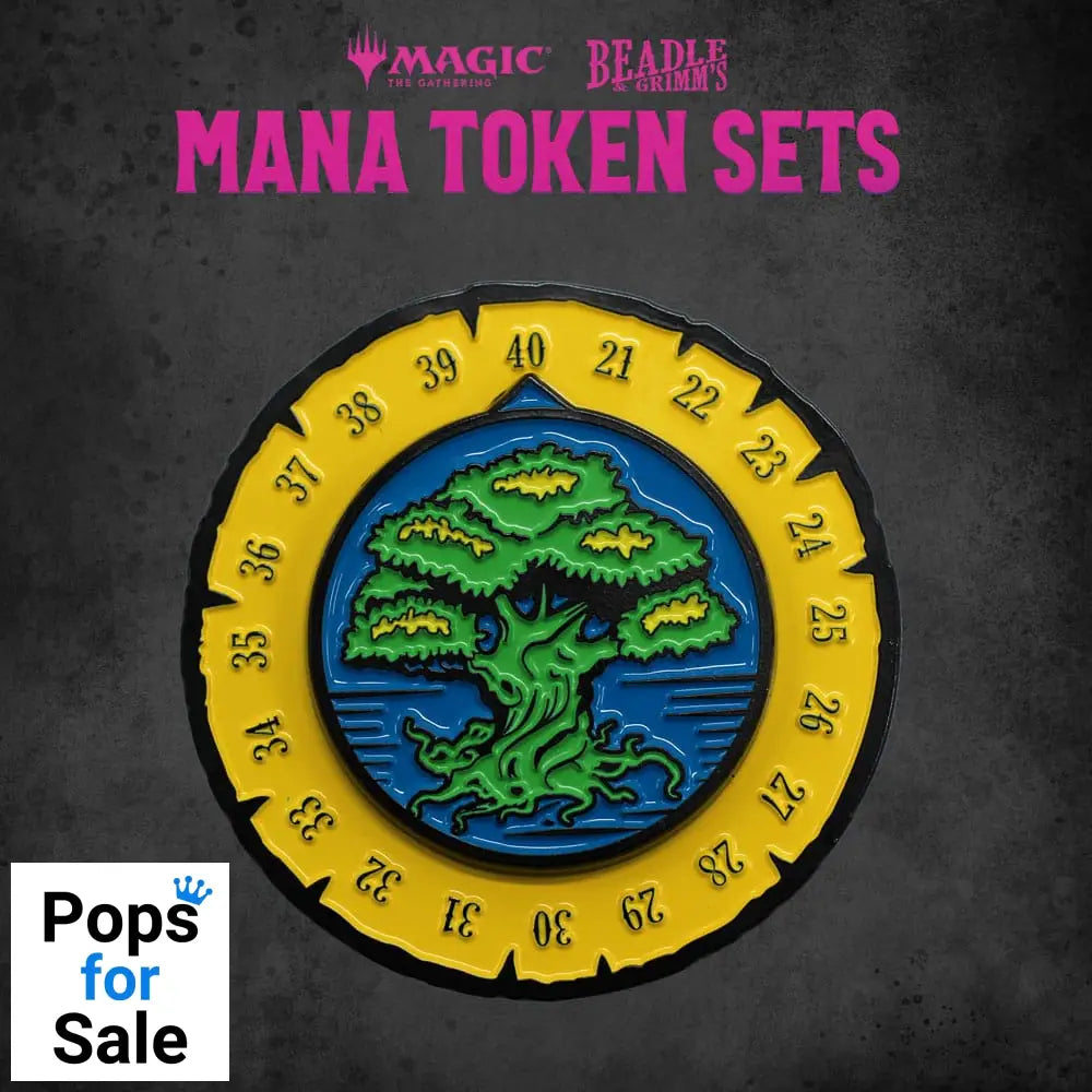 Magic the Gathering Dice and Token Pack Green Mana