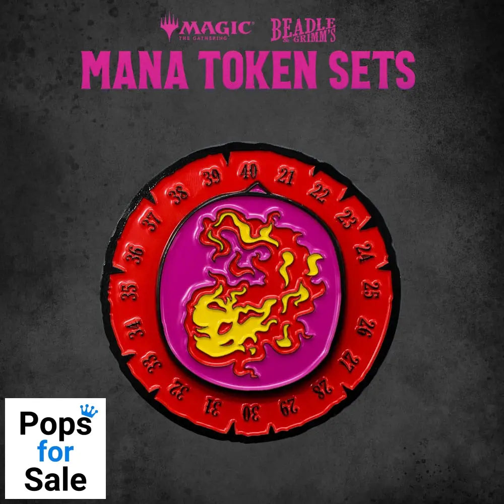Magic the Gathering Dice and Token Pack Red Mana