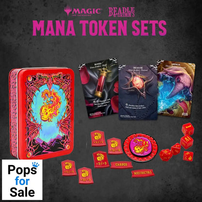 Magic the Gathering Dice and Token Pack Red Mana