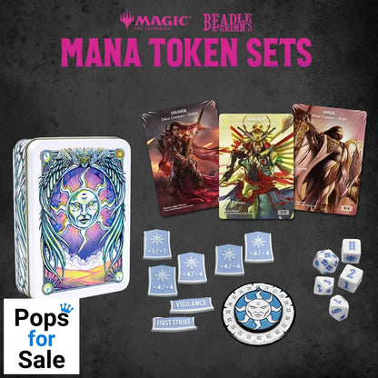 Magic the Gathering Dice and Token Pack White Mana