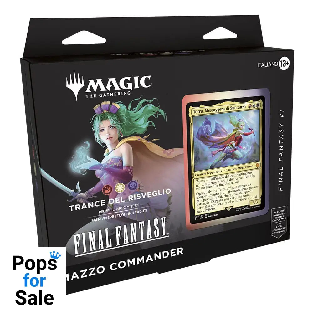 Magic the Gathering Final Fantasy Commander Decks Display (4) italian