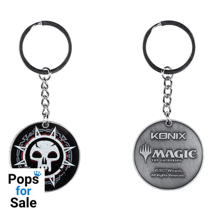 Magic the Gathering Keychain Black Mana Keyrings